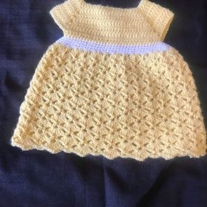 Handmade Crochet baby dress